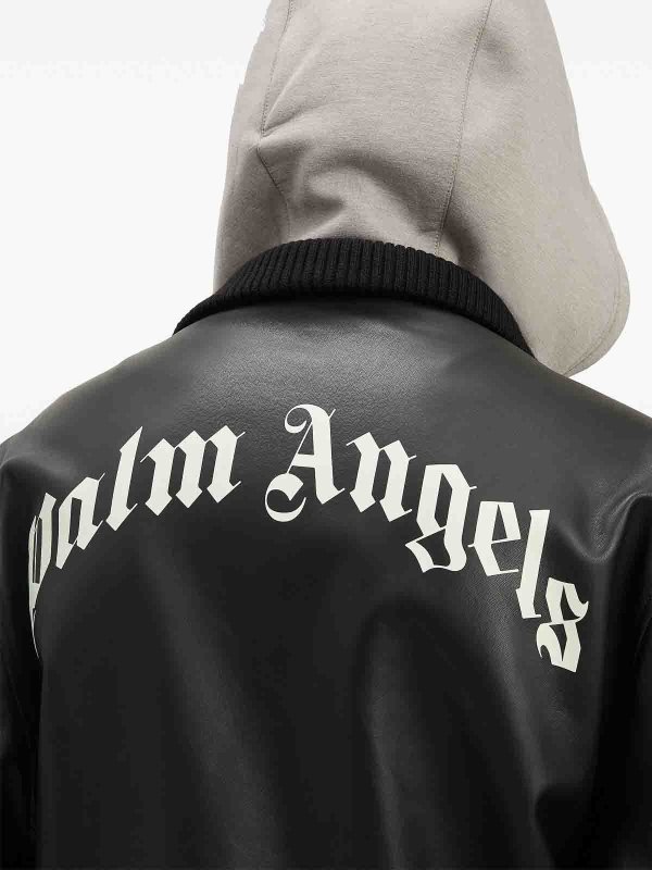 The Best Shops Palm Angels: ボンバージャケット - 黒