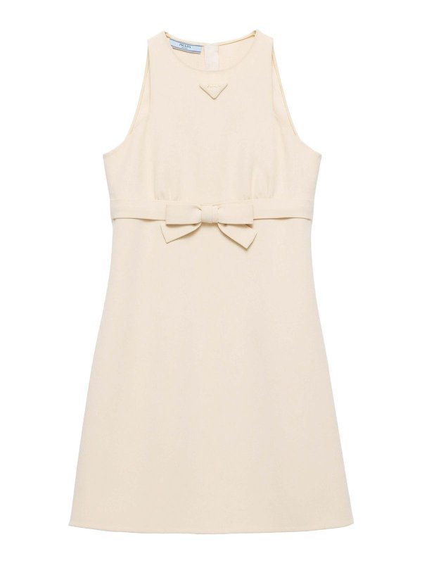 PRADA: short dresses - Bow Detailing Short Dress