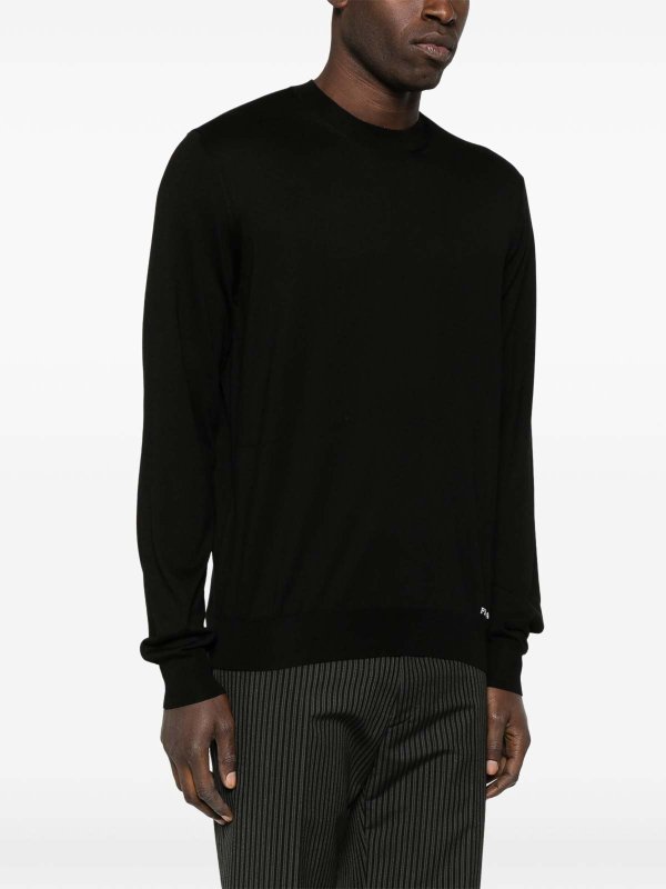 The Best Shops PRADA: crew necks - Recycled-Silk Sweater