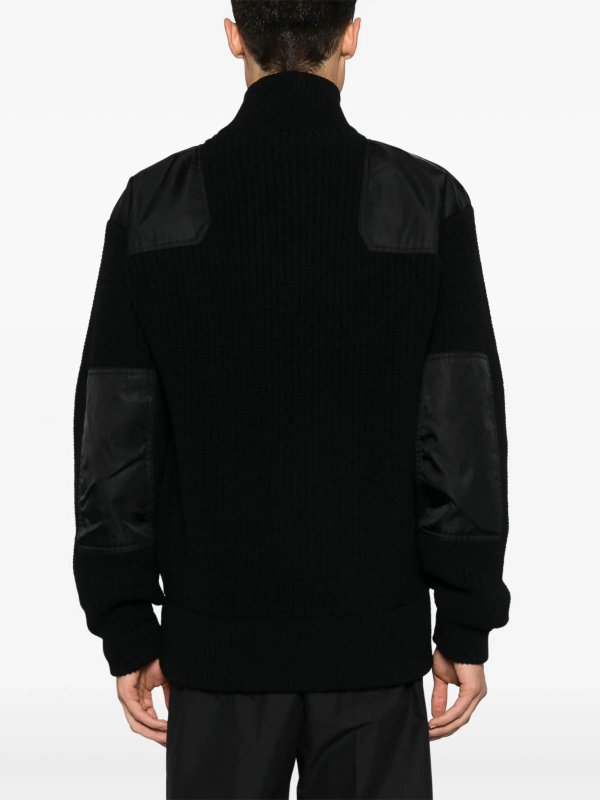 Re-Nylon-Panelling Cardigan shop online: PRADA