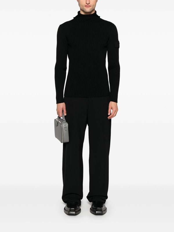 PRADA: Sweatshirts & Sweaters online - Ribbed-Knit Hoodie