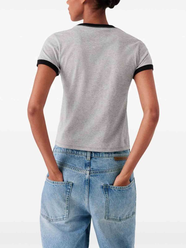 Tシャツ - グレー shop online: STELLA McCARTNEY