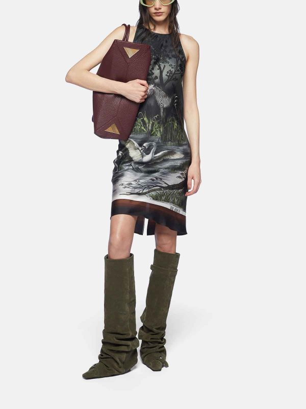 The Attico: ショートドレス online - ショートドレス - グレー