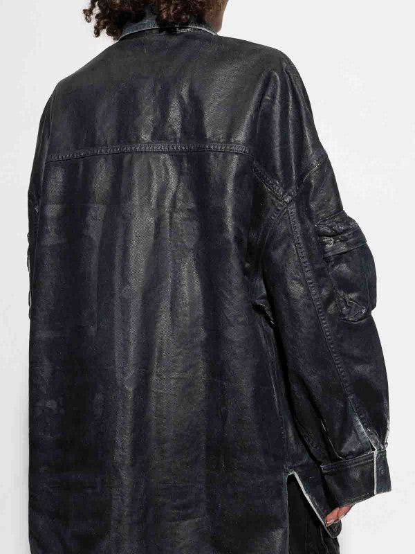 Fern Multi-Pocket Denim Jacket shop online: The Attico