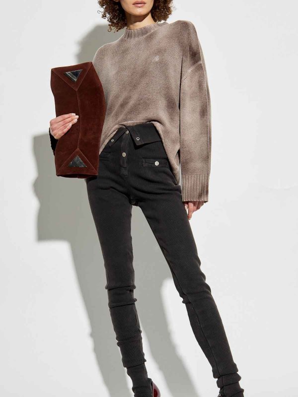 The Attico: クルーネック online - クルーネック - グレー