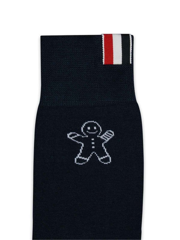 THOM BROWNE: socks online - Holiday Gingerbread-Jacquard Socks