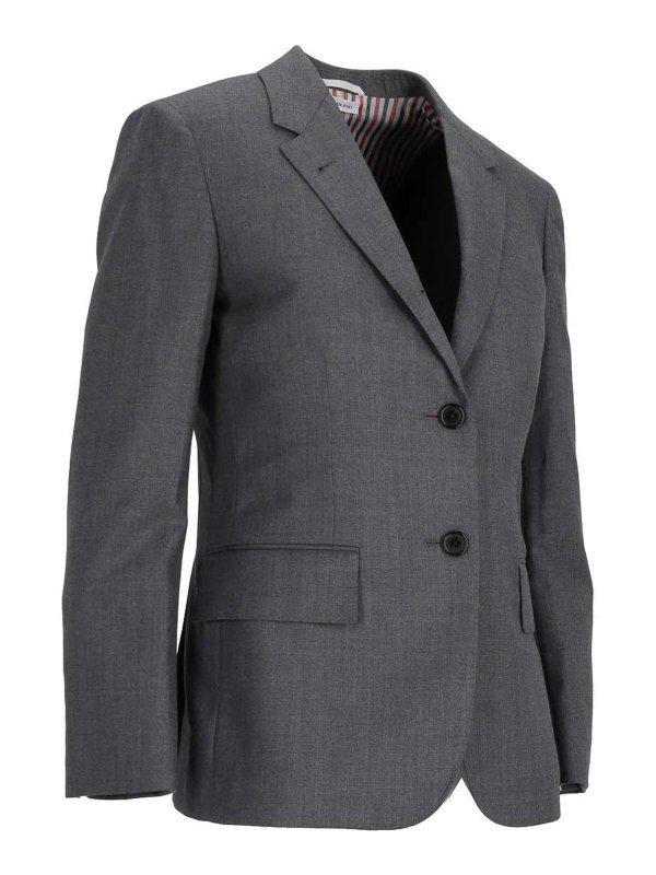 The Best Shops THOM BROWNE: Kurze Mäntel - Kurzer Mantel - Grau