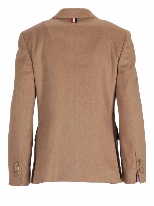 Cappotto sportivo classico in pelo shop online: THOM BROWNE