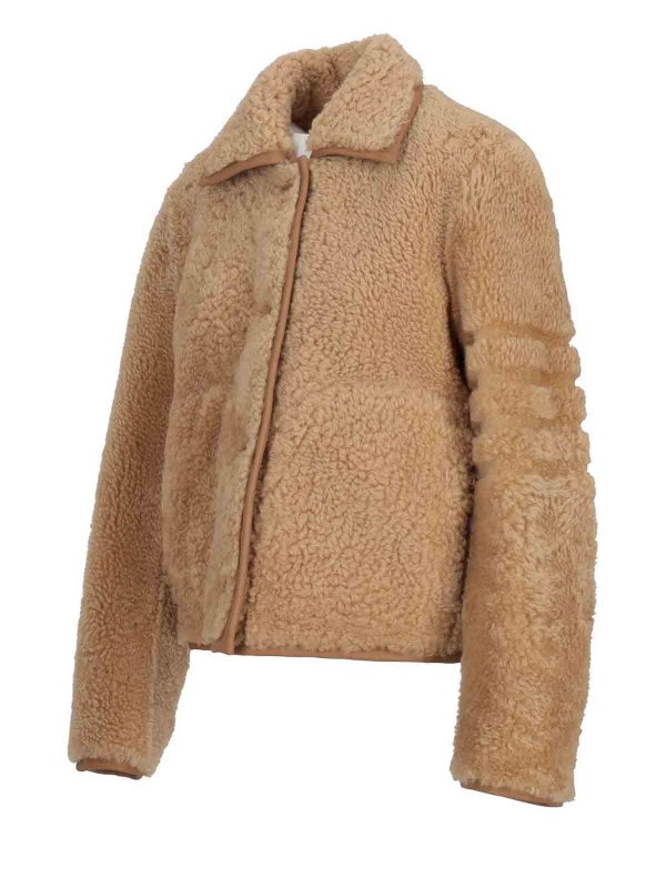 THOM BROWNE: Chaquetas casual online - Abrigo De Piel - Camel