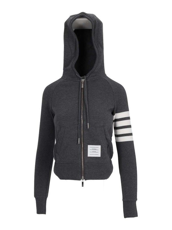 THOM BROWNE: Sweatshirts und Pullover - Sweatshirt - Dunkelgrau