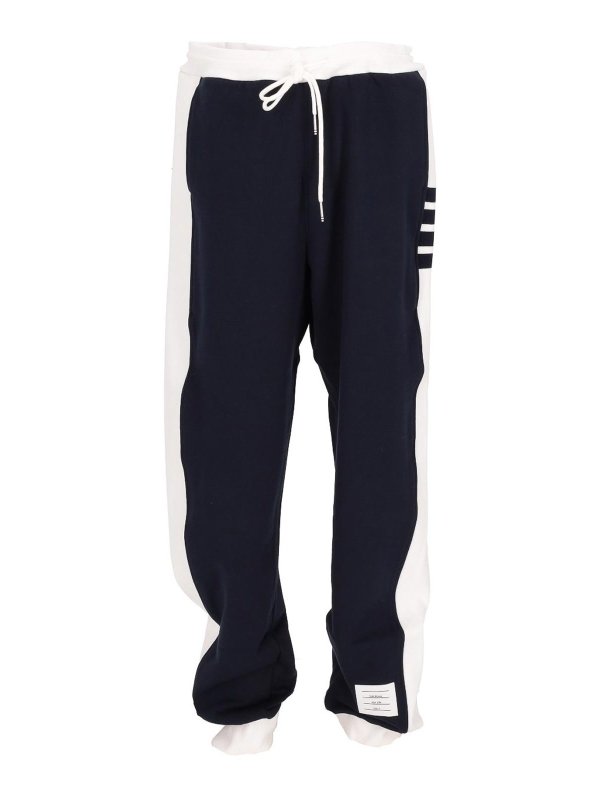 THOM BROWNE: tracksuit bottoms - Sweatpants  4 Bar In Jersey