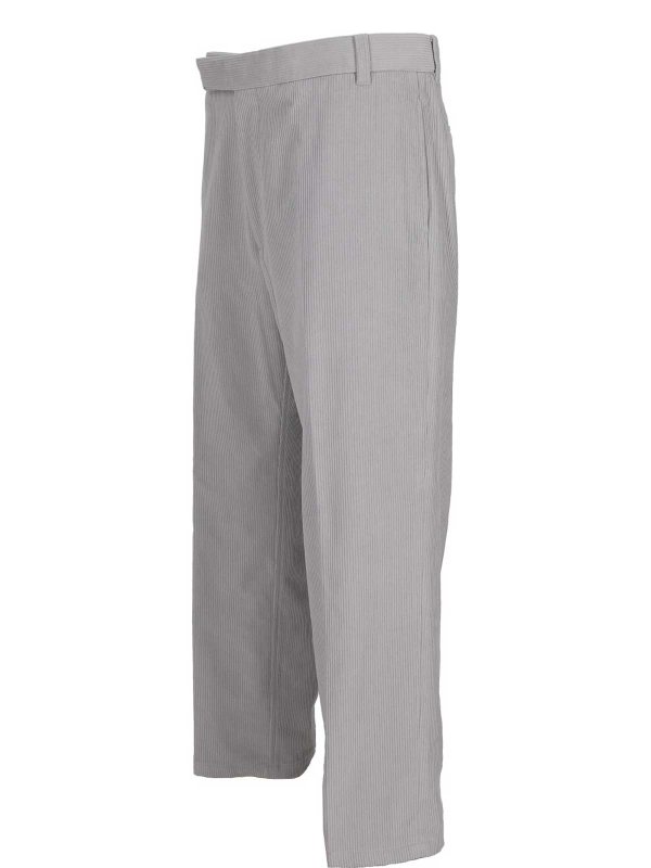 THOM BROWNE: pantaloni shorts online - Pantaloni a gamba dritta in velluto a coste