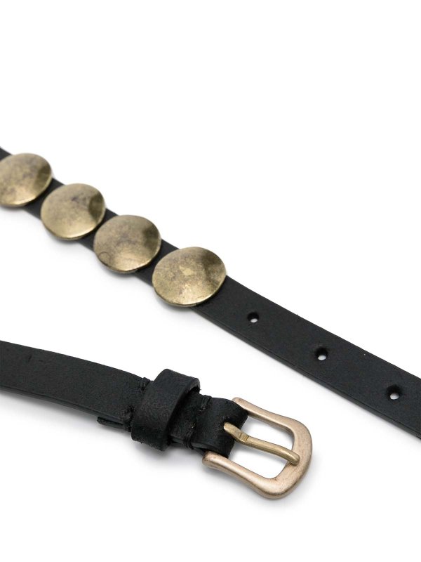 GOLDEN GOOSE: belts online - Trinidad Leather Belt