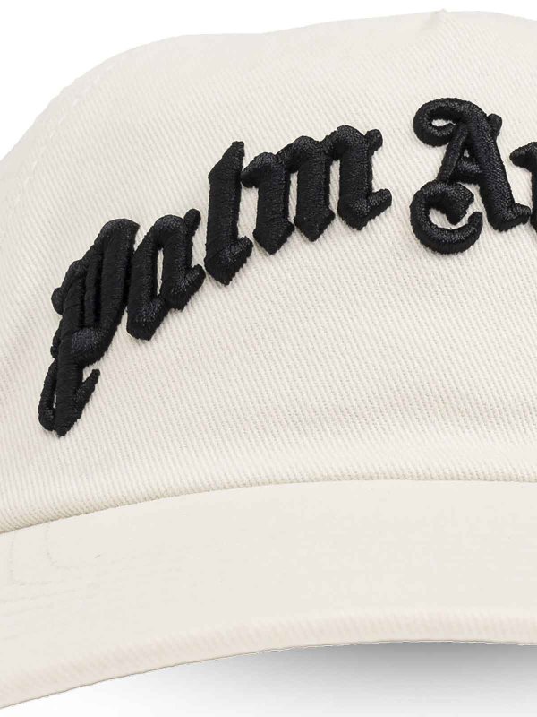 The Best Shops Palm Angels: hats & caps - Logo-Embroidered Baseball Cap