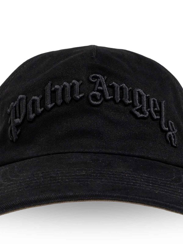 The Best Shops Palm Angels: hats & caps - Logo-Embroidered Baseball Cap