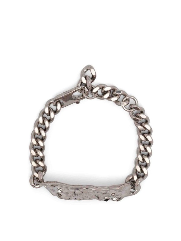 Palm Angels: Bracelets & Bangles - Melted-Plaque Bracelet