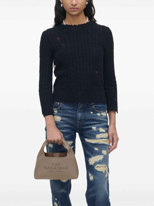 MARC JACOBS: cross body bags online - The Leather Mini Sack Bag