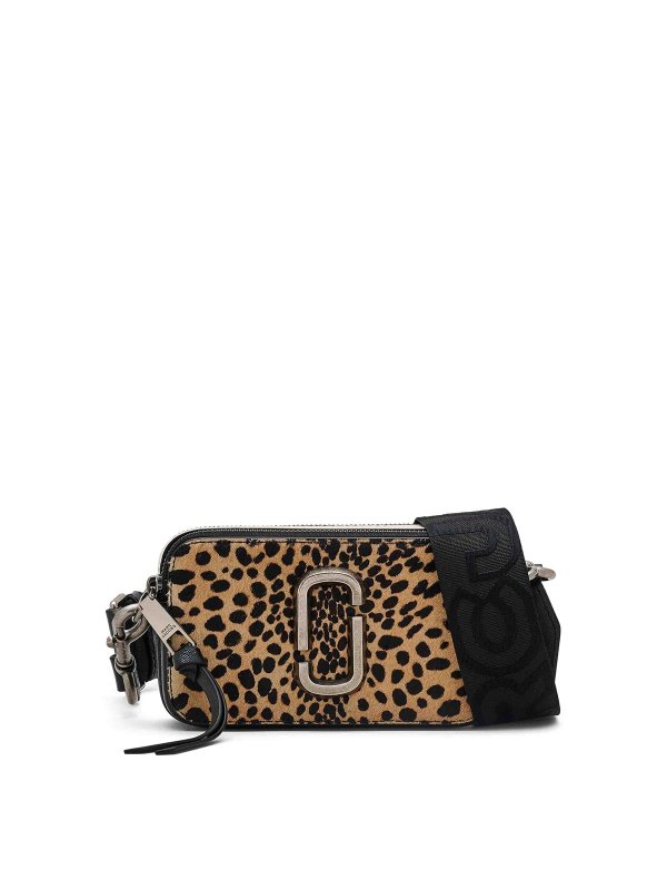 MARC JACOBS: cross body bags - The Cheetah Snapshot Cross Body Bag