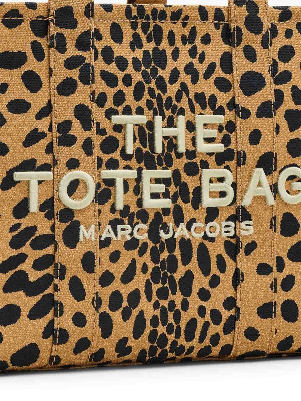 MARC JACOBS buy online La borsa tote media in tela con ghepardo