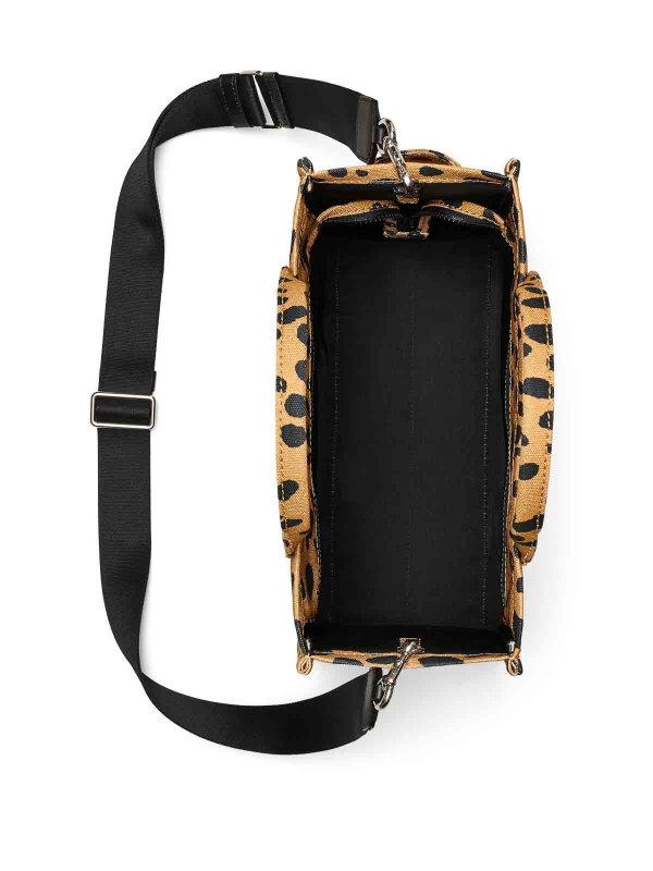 shopper shop online La borsa tote media in tela con ghepardo