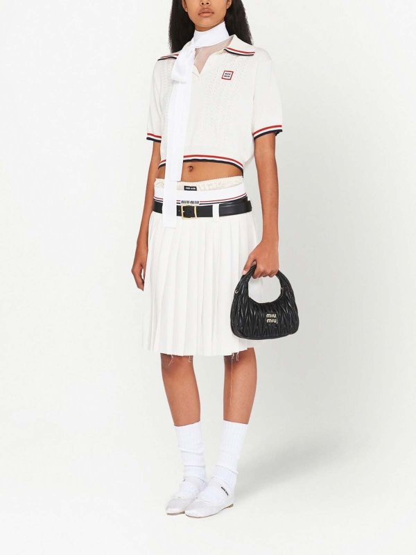 MIU MIU: cross body bags online - Wander Matelass Nappa Leather Hobo Bag