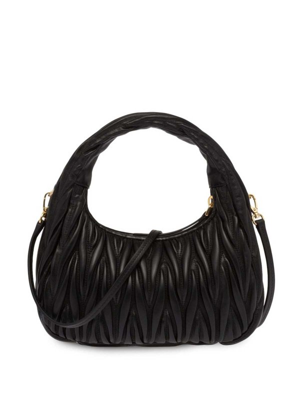 The Best Shops MIU MIU: cross body bags - Wander Matelass Nappa Leather Hobo Bag