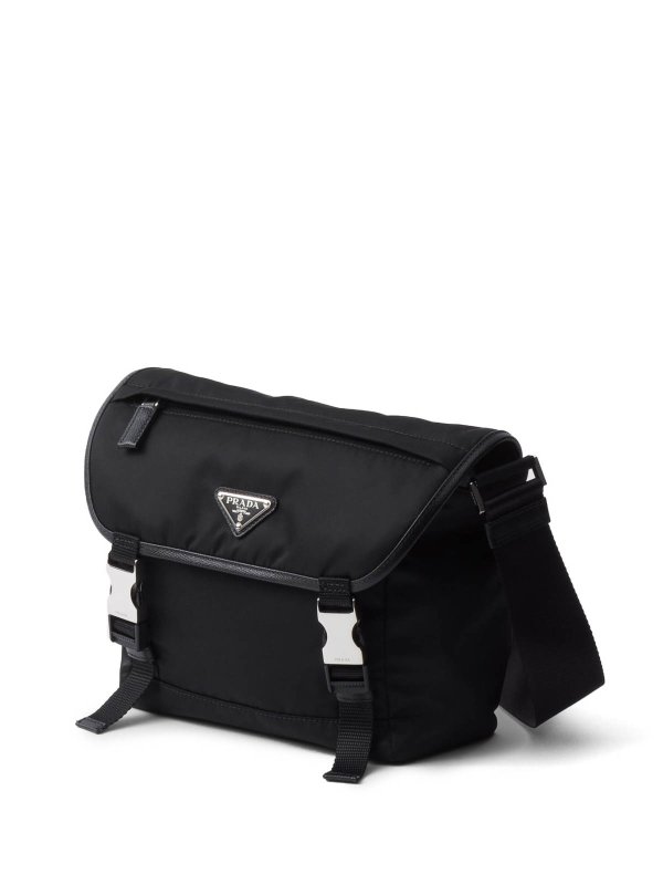 Re-Nylon And Saffiano Leather Shoulder Bag shop online: PRADA