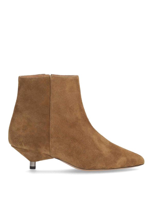 ISABEL MARANT: ankle boots - Eana 45Mm Leopard-Print Ankle Boots