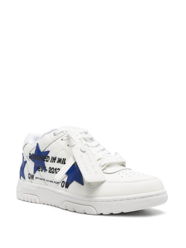 OFF-WHITE: Chaussures de sport online - Baskets - Bleu