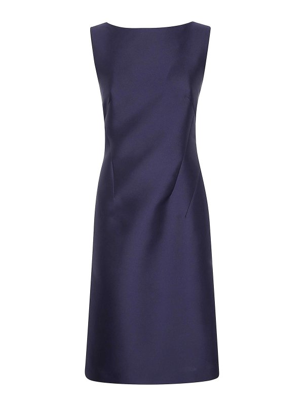 ALBERTA FERRETTI: knee length dresses - Mikado Midi Dress