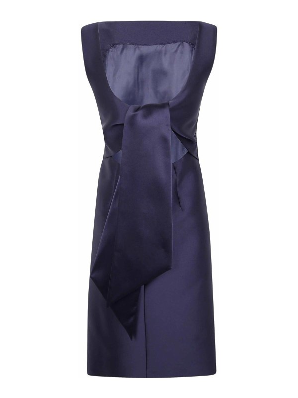 ALBERTA FERRETTI: knee length dresses online - Mikado Midi Dress