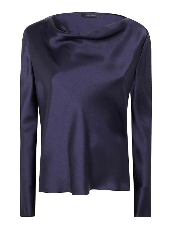 ALBERTA FERRETTI: ブラウス - ブラウス - ブルー