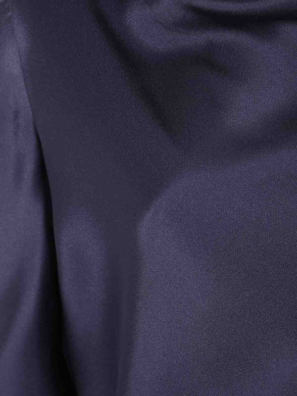 ブラウス - ブルー shop online: ALBERTA FERRETTI