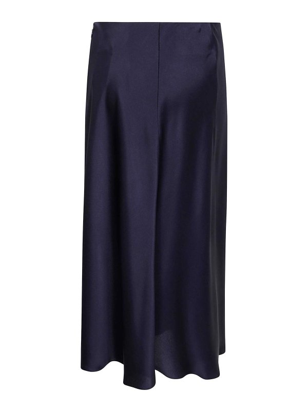 ALBERTA FERRETTI: Knee length skirts & Midi online - Satin Midi Skirt