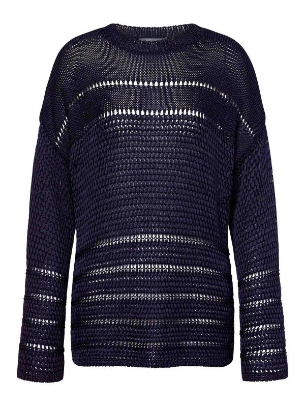 ALBERTA FERRETTI: crew necks - Sweater Round Neck Oversize