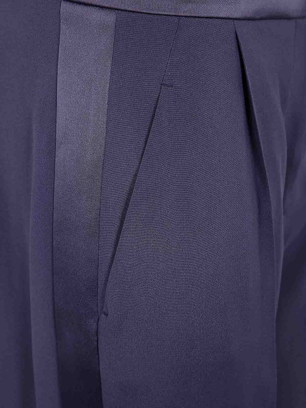 カジュアルパンツ - ブルー shop online: ALBERTA FERRETTI