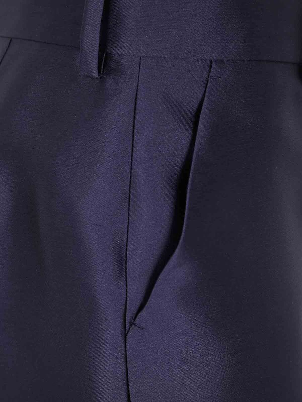 The Best Shops ALBERTA FERRETTI: カジュアルトラウザー - カジュアルパンツ - ブルー