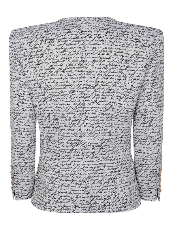 The Best Shops Balmain: テーラードジャケット - テーラードジャケット - 白