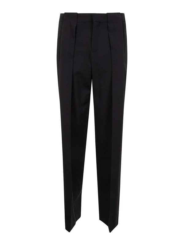 Balmain: Trousers Shorts - Gdp Pleated Pants