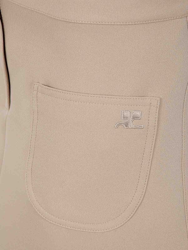 Jupe Midi - Couleur Chair shop online: Courreges