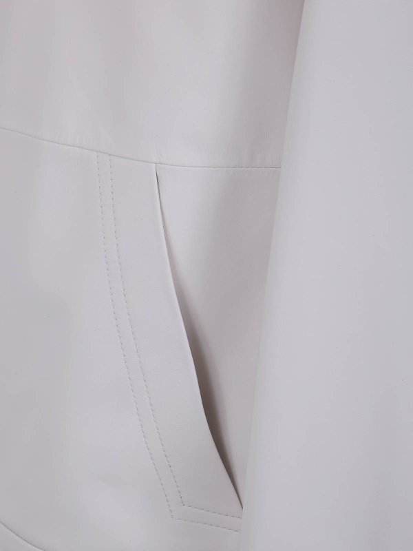 The Best Shops DESA 1972: giacche casual - Giacca in pelle con cappuccio