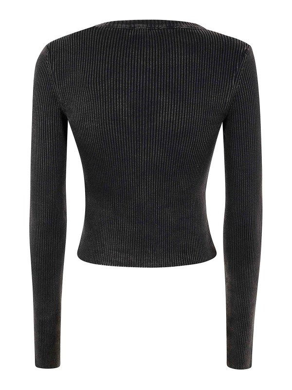 DIESEL: クルーネック online - クルーネック - 黒