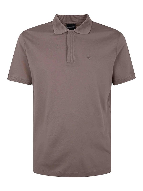 EMPORIO ARMANI: ポロシャツ - ポロシャツ - ヌードカラー