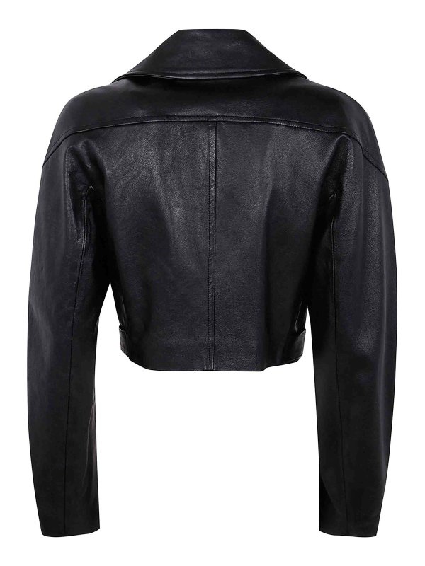 Erika Cavallini: レザージャケット online - レザージャケット - 黒