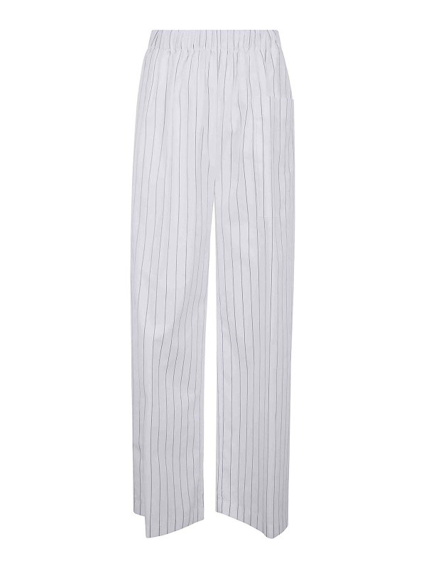 Erika Cavallini: カジュアルトラウザー - カジュアルパンツ - 白