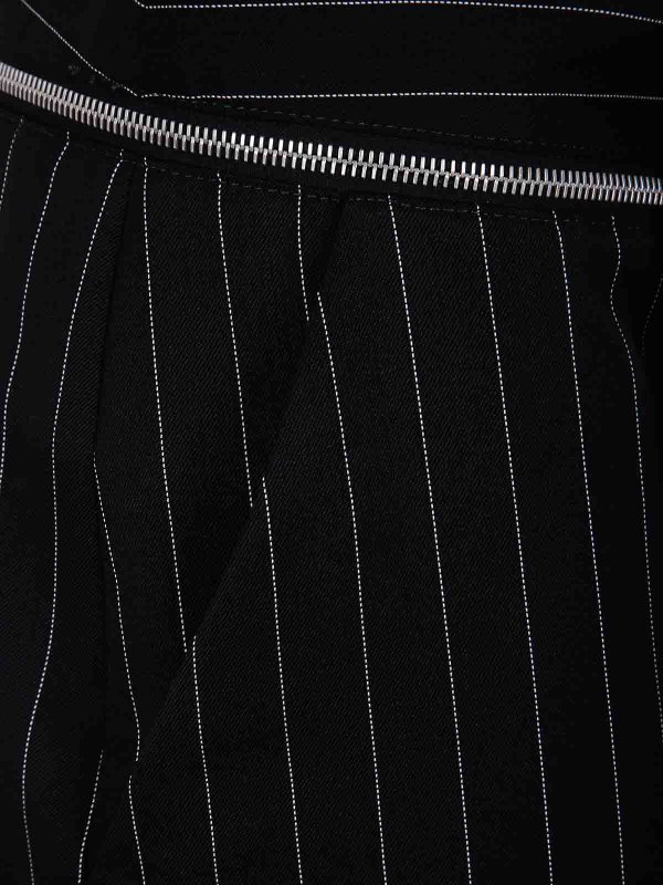 The Best Shops JEAN PAUL GAULTIER: Tailored & Formal trousers - Pinstripe Wool Tailored Trouser