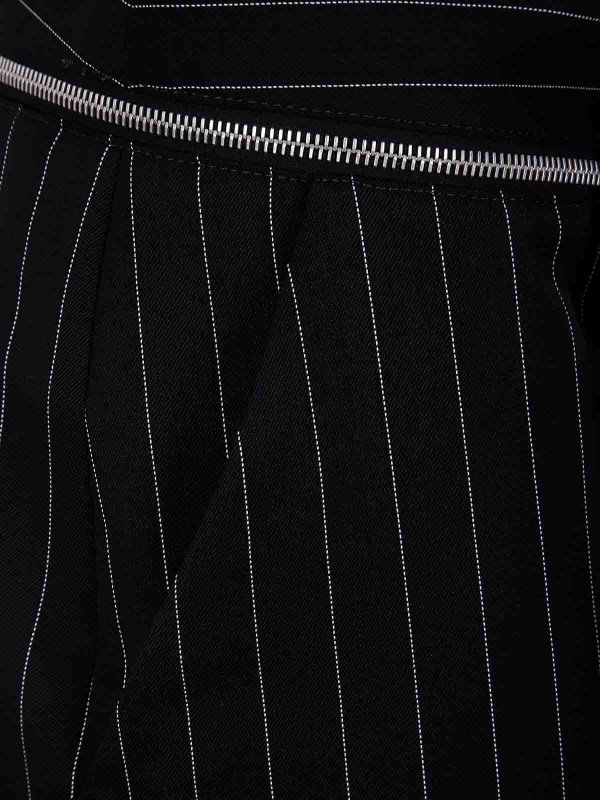 Pinstripe Wool Tailored Trouser shop online: JEAN PAUL GAULTIER