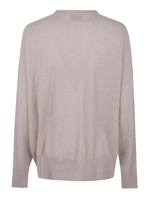 LOULOU STUDIO: クルーネック online - クルーネック - ヌードカラー