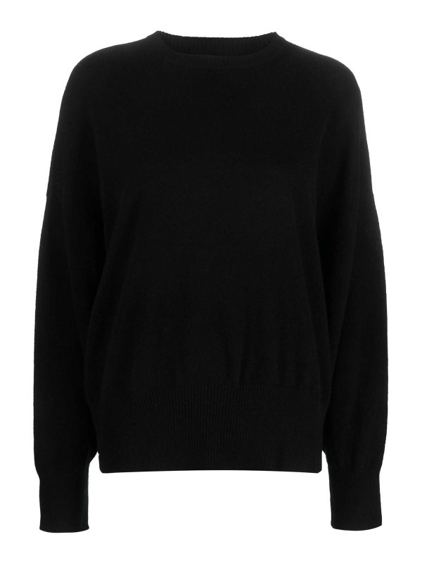 LOULOU STUDIO: Pull col rond - Pull Col Rond - Noir