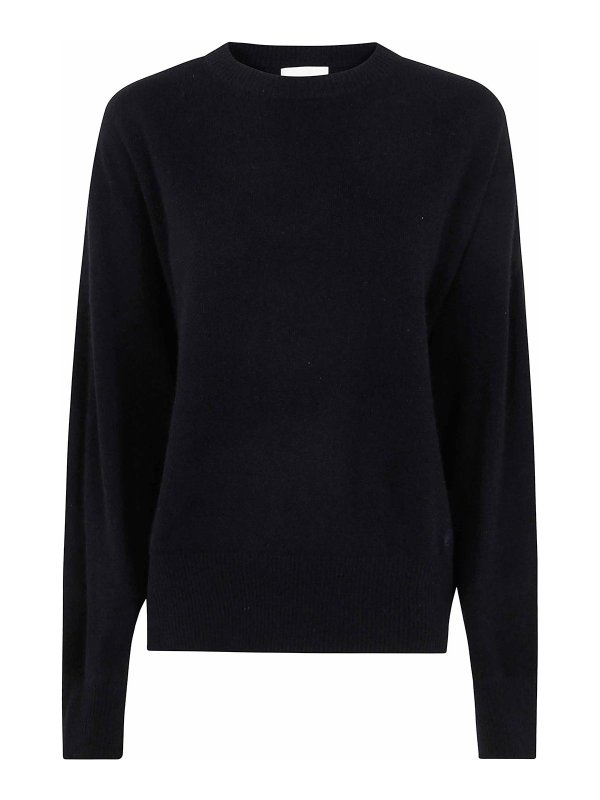 LOULOU STUDIO: Pull col rond online - Pull Col Rond - Noir